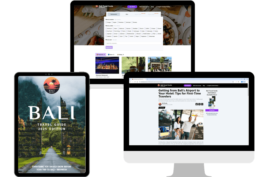 Bali Ready's features