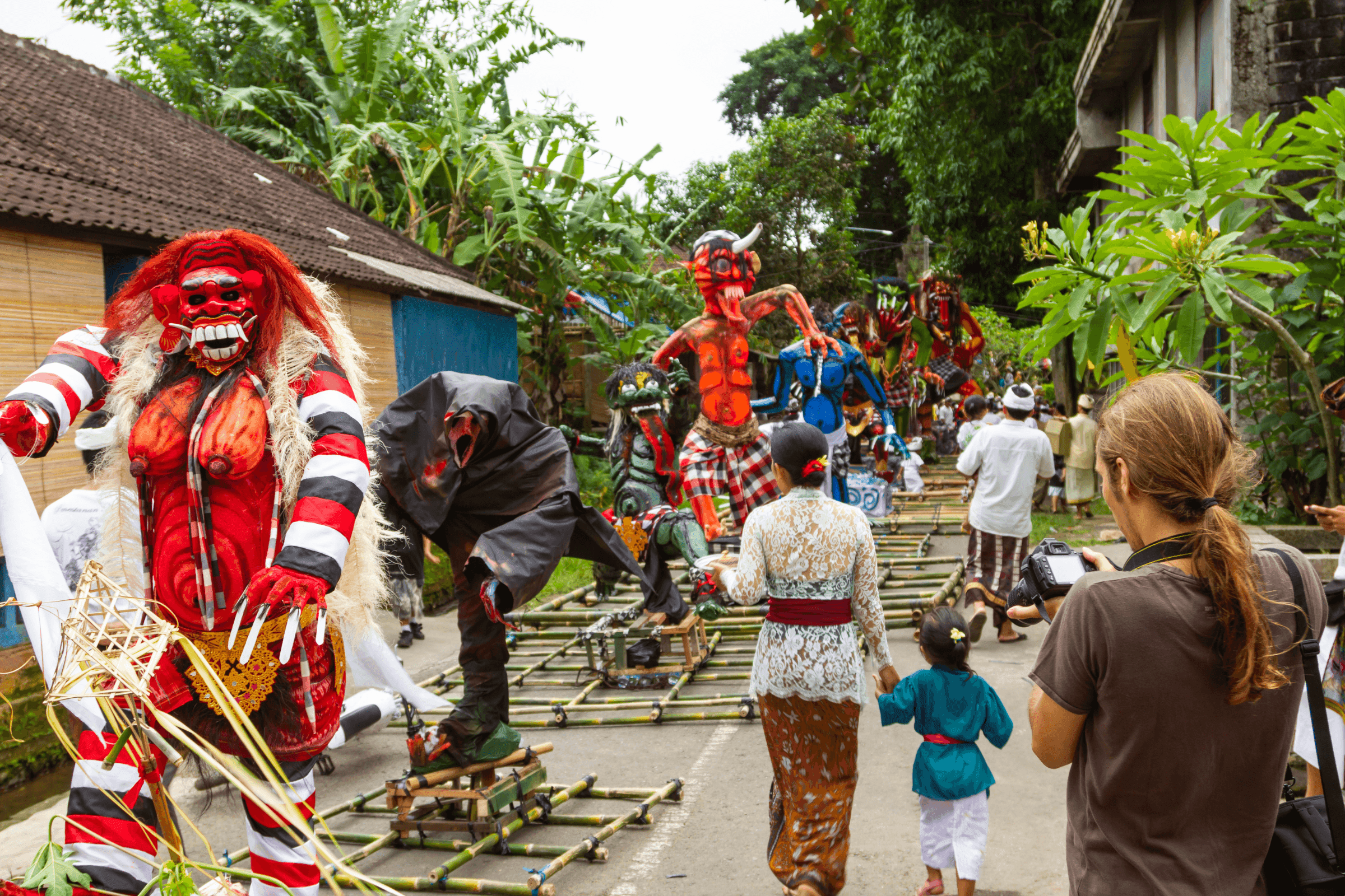 Ogoh-Ogoh Display Before Parade