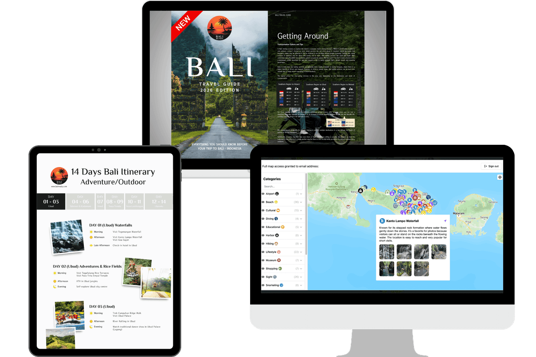 Big 2026 Updates + 50% Off Limited Sale: eBook 2026 Edition, 2 New Themed Itineraries & Enhanced Interactive Bali Map.