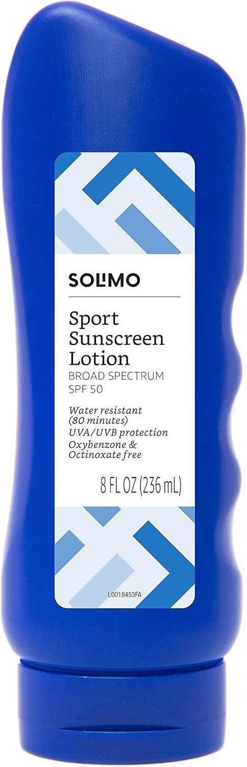 Amazon Brand - Solimo Sport Sunscreen Lotion, SPF 50