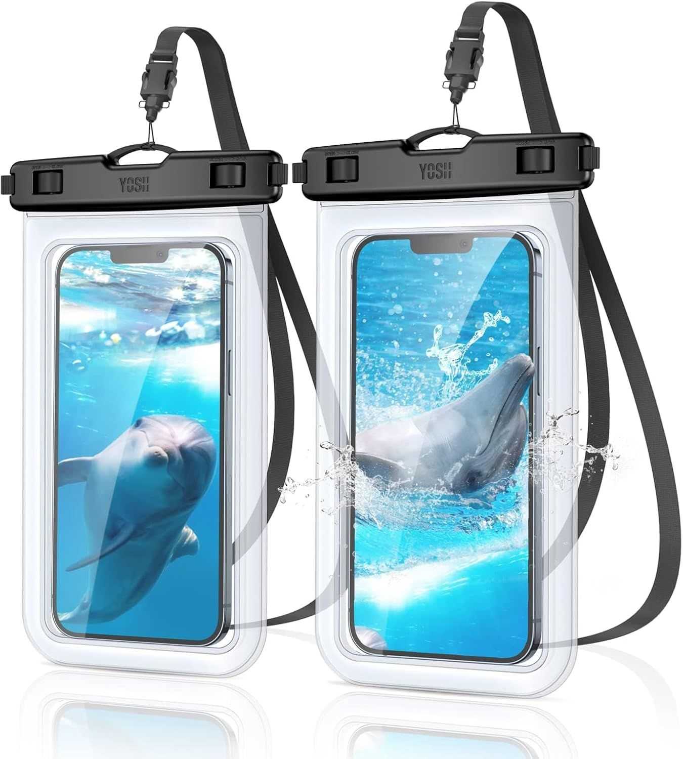 YOSH Waterproof Mobile Phone Case 7.0 Inch Mobile Phone Water Protective Case for Swimming, Bathing