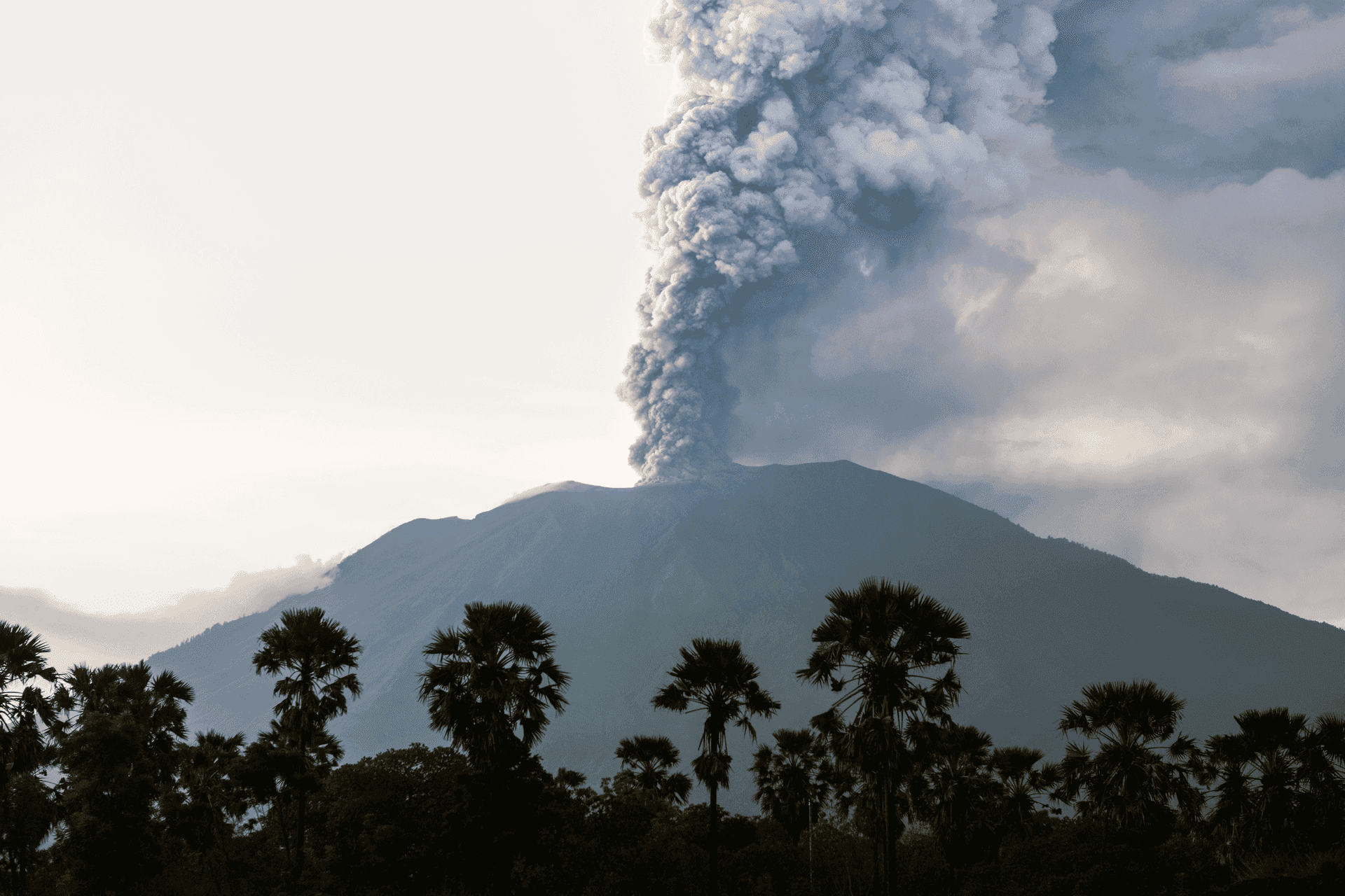 Disrupted Flights as Bali's Neighboring Volcano Erupts [13 November 2024]